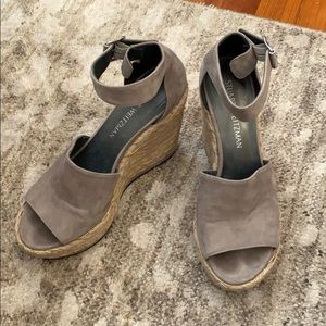 Stuart Weitzman espadrille wedges